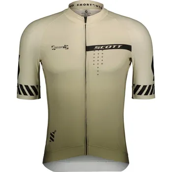 Cyklistické oblečení SCOTT Pánský cyklistický dres RC Pro SS léto Bílá M Pánské