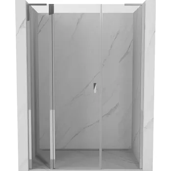 Sprchové dveře Sprchové dveře Mexen Mist L s otočnými dveřmi 160 cm, průhledné, chrom - 8A4L-160-001-01-00