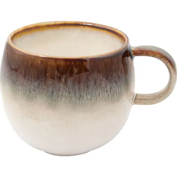 Hrníček sud porcelánový EASY LIFE BROWN 375 ml