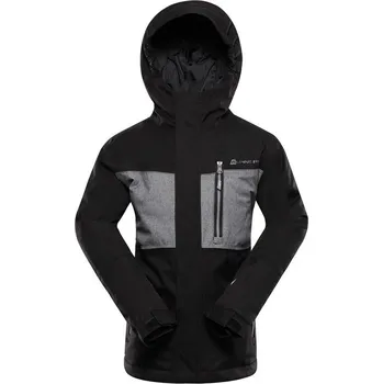 Dětská móda bunda dětská lyžařská ALPINE PRO COMEDO s membránou PTX černá Varianta: 104-110