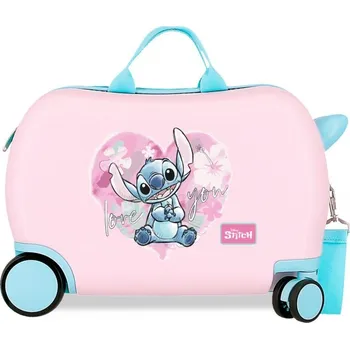 Dětský cestovní kufr / odrážedlo Lilo & Stitch Heart, 25L, 4981041