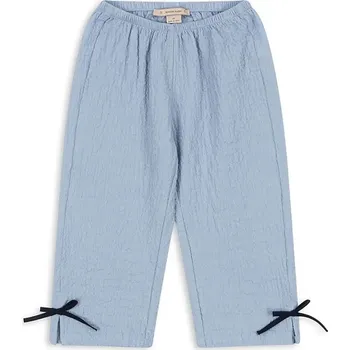 Chlapecké kalhoty Dětské kalhoty Konges Sløjd AVA PANTS GOTS modrá barva, KS104072 KS104072.9BYA 50X, vel. 110-116