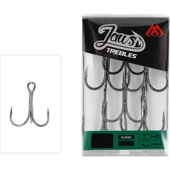 Rybářský háček 6ks Trojháčky Mikado Jaws Velikost 2/0