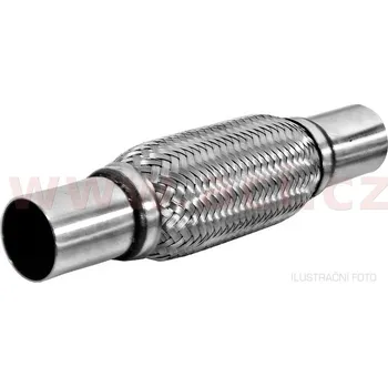 pružný člen výfuku STANDARD, vnitř. průměr 63 mm / délka pr. členu 250 mm / celk. délka 350 mm