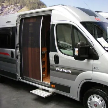 Příslušenství ke karavanu Moskytiéra Horrex pro posuvné dveře dodávek varianta VW Crafter (11/2016 dále) / MAN TGE (2017 dále)