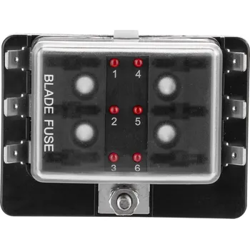 Příslušenství ke karavanu Pojistkové rozvodové pouzdro BÜTTNER FS-LED na 6 pojistek