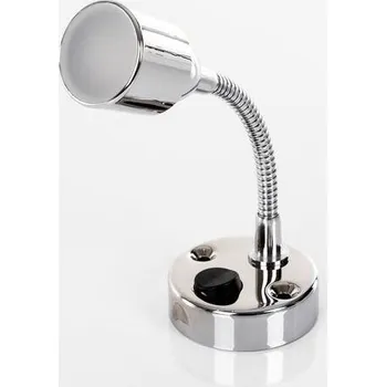 Příslušenství ke karavanu Ocelová čtecí LED lampička s vypínačem