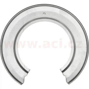 Brzdový kotouč Ochranný plech proti rozstřikování, brzdový kotouč VAN WEZEL 2568373