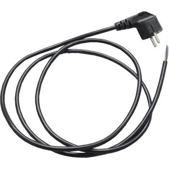 DNK šňůra síťová 3x0,75mm černá L - 1,8m