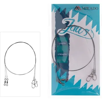 2ks - Hotový Návazec Mikado Jaws-Light 15cm/10kg