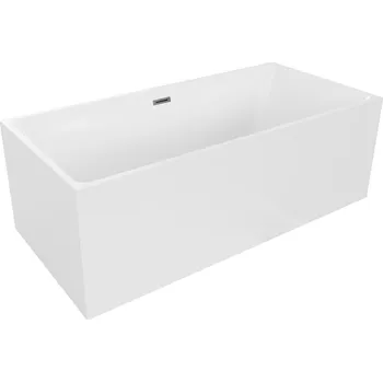 Vana Volně stojící vana Mexen Nita 170 x 80 cm, bílá, přepad v barvě dělového kovu - 52091708000-95