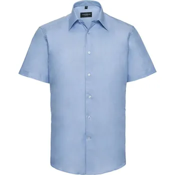 Russell Collection Košile Oxford s krátkým rukávem - 3XL oxford blue