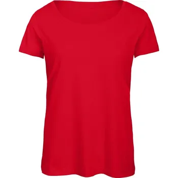 Dámské tričko B&C Collection Dámské tričko - XXL red (01TW5600405)