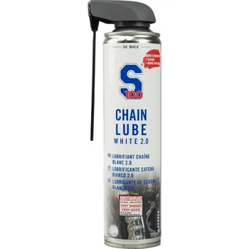 Motokosmetika S100 mazivo na řetězy - White Chain Spray 2.0 400 ml