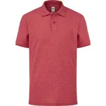 Fruit of the Loom Dětské piqué polo - 128 vintage heather red