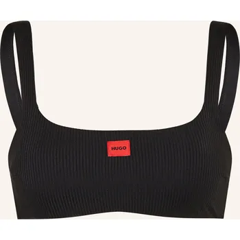 Podprsenka Hugo Dámský Bustier Bikini Top Signature, černá, 36