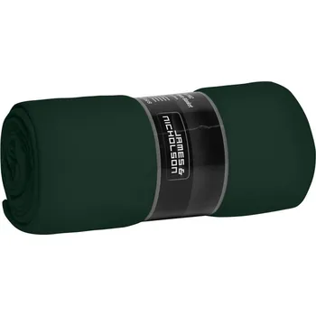 Dámské tričko James & Nicholson Fleecová deka XXL - onesize dark green