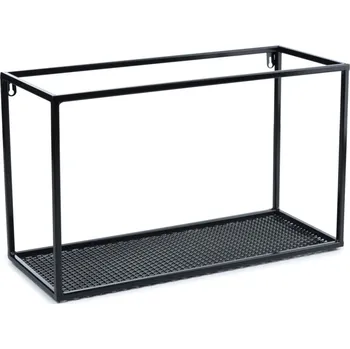 police Závěsná police LOFT 50 cm černá