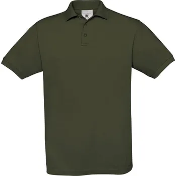 Pánské tričko B&C Collection Piqué polo - XL khaki