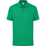 Fruit of the Loom Dětské piqué polo - 140 retro heather green