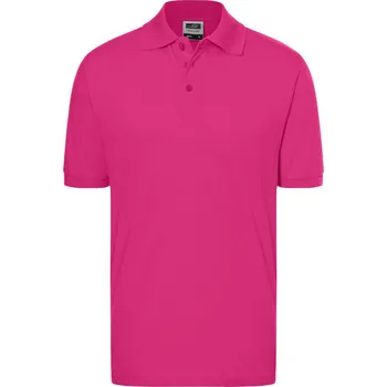 James & Nicholson Piqué polo - 3XL pink