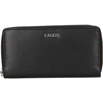 Peněženka Dámská kožená peněženka Lagen Double - černá