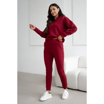 Tepláková souprava Urban Vibes merlot Velikost: M/L