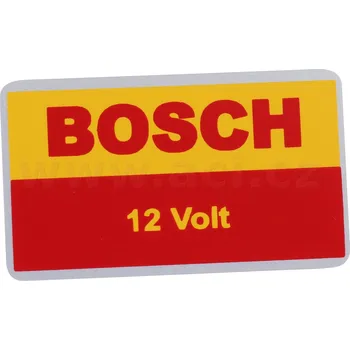 samolepka "Bosch 12 Volt" CLASSIC