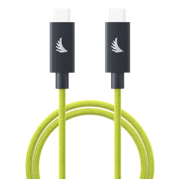 Datový kabel ANGELBIRD USB-C 4.0 Solid Flex™ Cable Lime 2m