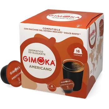 Káva Gimoka | Americano - Počet kapslí pro Dolce Gusto: 16