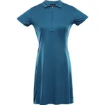 šaty dámské ALPINE PRO EDELA 2 s COOL DRY modré Varianta: S