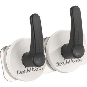 Příslušenství ke karavanu Magnetické věšáky flexiMAGS barva černá + bílá