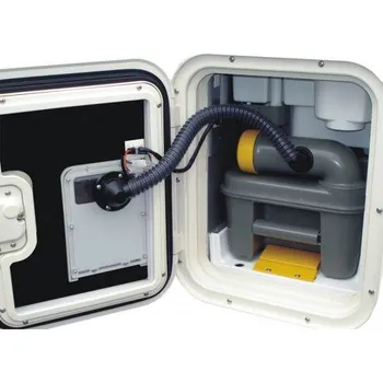 Příslušenství ke karavanu SOG odvětrávací systém - instalace do servisních dvířek varianta Pro WC Porta Potti - bílá