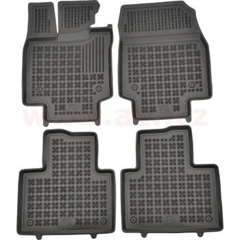 22- gumové koberečky černé s vyšším okrajem (sada 4 ks)