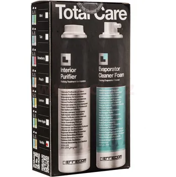 pěnový čistič výparníku + čistič klimatizace a interiéru vozidla (sprej 60 ml+100 ml) - vanilka