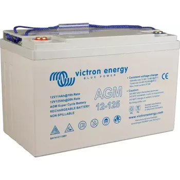 Příslušenství ke karavanu Solární baterie Victron Energy AGM Super Cycle 125 Ah