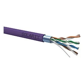elektrický kabel Zbytek 27655147 0.3 SXKD-5E-FTP-LSOH Instalační kabel Solarix CAT5E FTP LSOH - drát, zbytek 4,5 m
