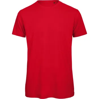 Pánské tričko B&C Collection Pánské tričko Medium Fit z bio bavlny - XXL red