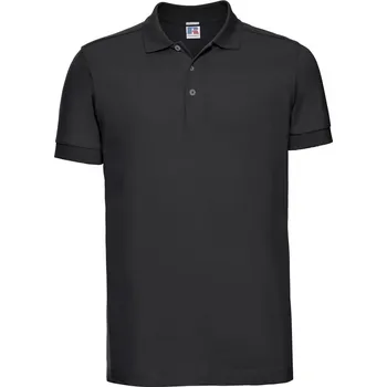 Pánská móda Russell Pánské elastické piqué polo - XXL black