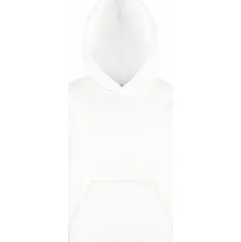 Chlapecká mikina Fruit of the Loom Dětská mikina s kapucí - 128 white