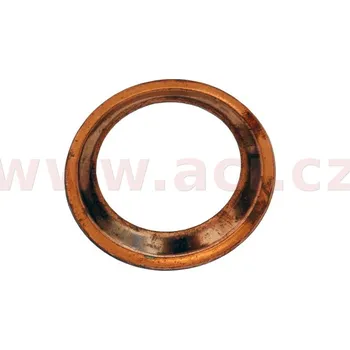 Autodíl měděný těsnící kroužek výfuku (vnitř. pr. 35 mm, vněj. pr. 52 mm)
