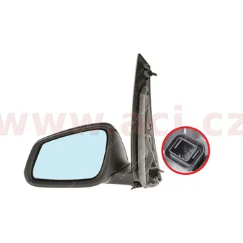 Auto zrcátko zp. zrcátko el. ovládané vyhřívané asférické el. sklopné s pamětí, blikačem a světlem pro nástup pro lak L