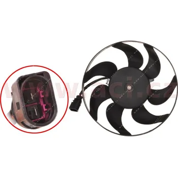 Motor automobilu Větrák, chlazení motoru VAN WEZEL 5894744