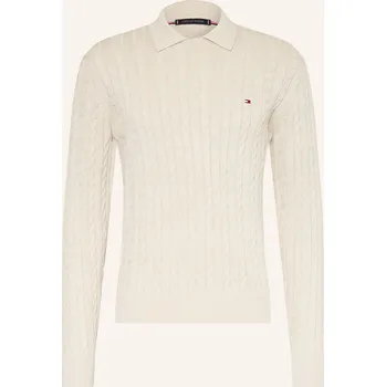 Pánská košile Tommy Hilfiger Pánská Úpletová Polokošile, režná, L