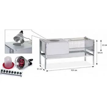 Odchovna všech drůbežích kuřatek - drátěná, pro dvacet až třicet kuřátek 179.30C