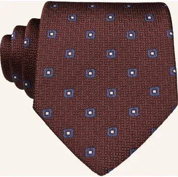 Kravata Zegna Pánská Kravata, tmavě červená / modrá / bílá, one size