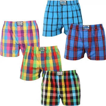 Trenýrky 5PACK pánské trenky Styx klasická guma vícebarevné (5A0112456) S Možnost vrácení zboží ZDARMA do 120 dnů!