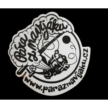 samolepka Pára z navijáku PZN Samolepka černá