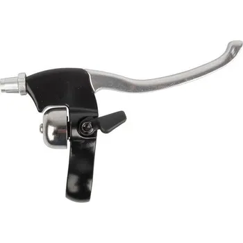 Brzda na kolo Promax brzdová páka MTB pravá V-br Al 3-4p se zvonkem černo-stříbrná