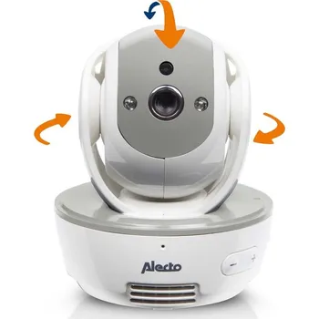 Monitor Video chůvička s 4,3" barevným displejem Šedá DVM-200GS Alecto